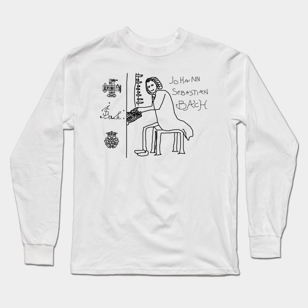 The three signatures of Bach Long Sleeve T-Shirt by JD by BN18 